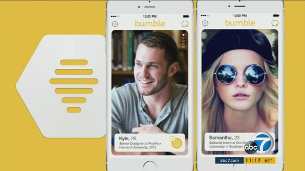 Bumble opiniones: perfiles de dos usuarios de la aplicación.